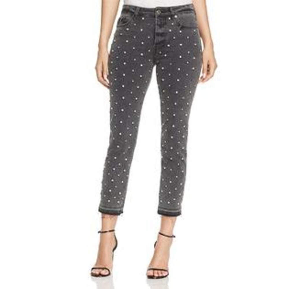 PISTOLA Diamond Dust Charlie Rhinestone Jeans Size 25